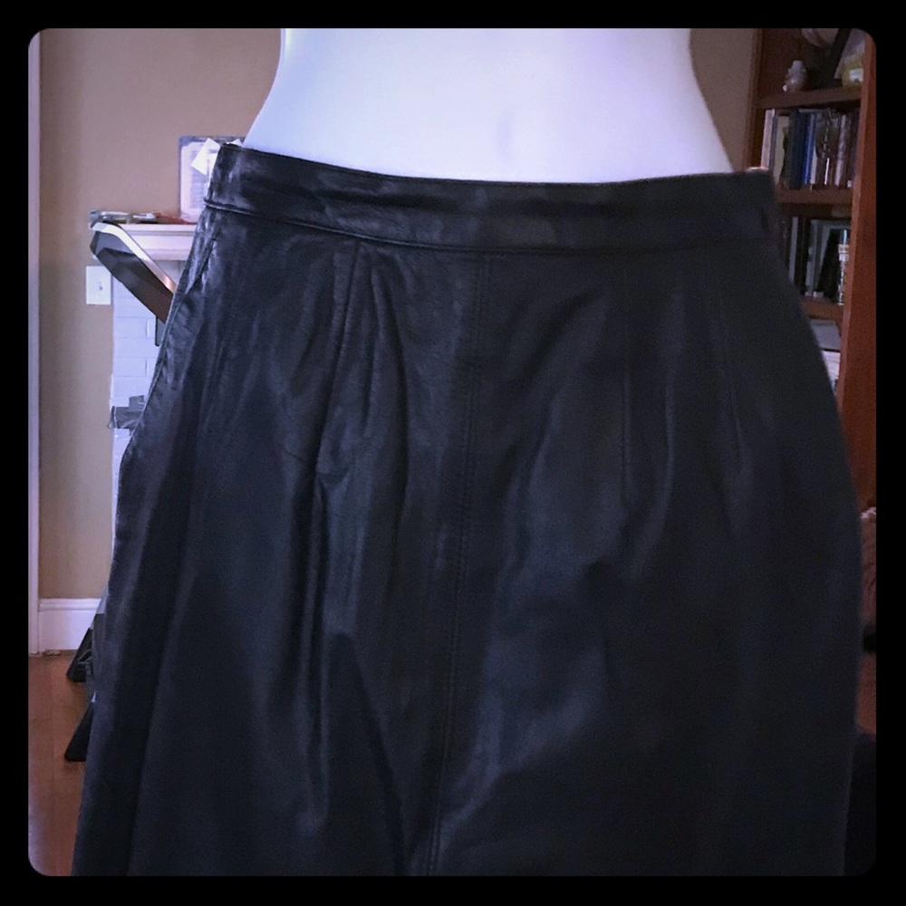 Leather skirt